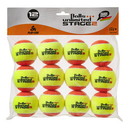 Pelotas De Tenis Balls Unlimited Stage 2 orange - 12er Beutel
